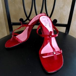 Robert Clergerie for Barneys New York red high heel sandals size 6